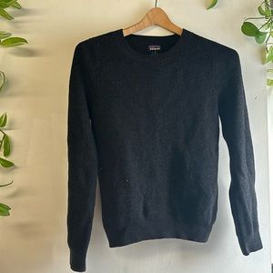 Patagonia black 100% Merino Sweater